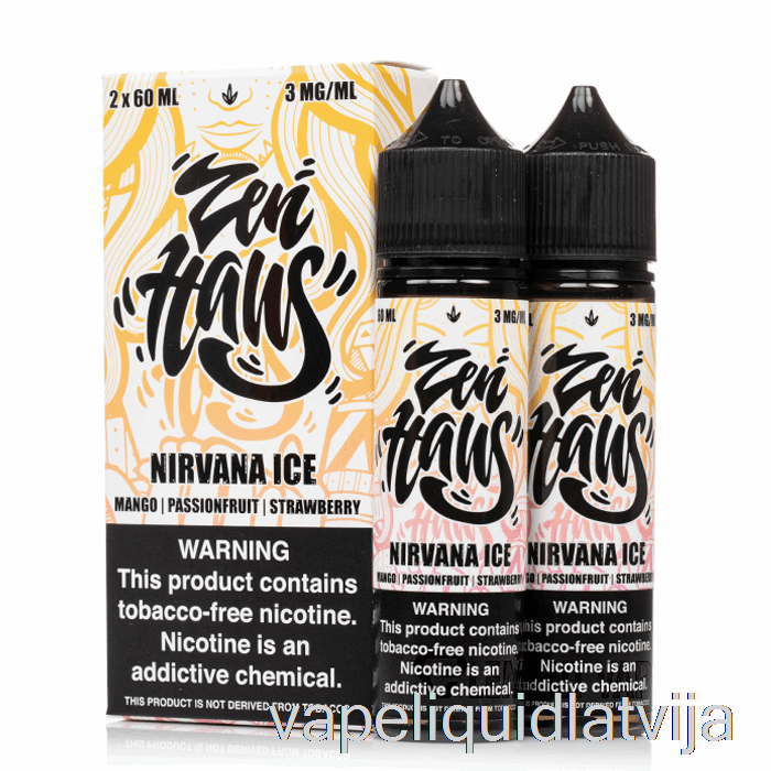 Nirvana Ice - Zen Haus - 120ml 0mg Vape šķidrums